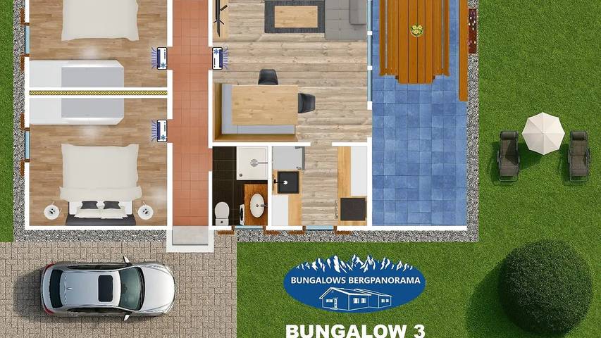 Ferienhaus für 4 Personen, mit Garten und Terrasse, mit Haustier am Klopeiner See