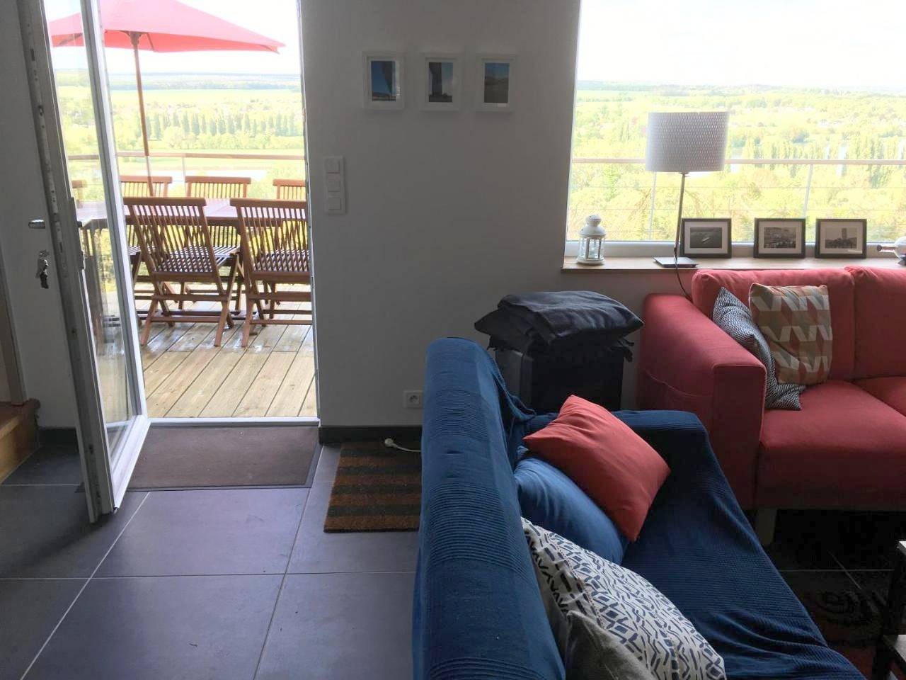 Double Room in La Bouille, Parc naturel régional des Boucles de la Seine Normande