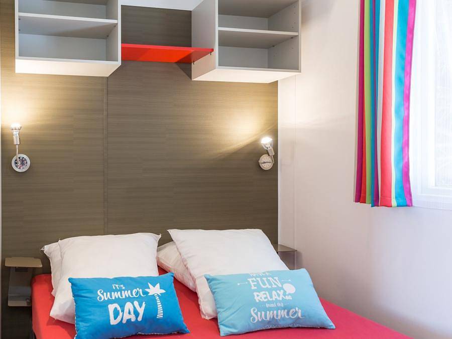 Camping Le Chaponnet - Mobilhome 2 personas - Cottage Ibiza - 1 habitación ** (sólo francés) in Brem-sur-Mer, Valle del Loira
