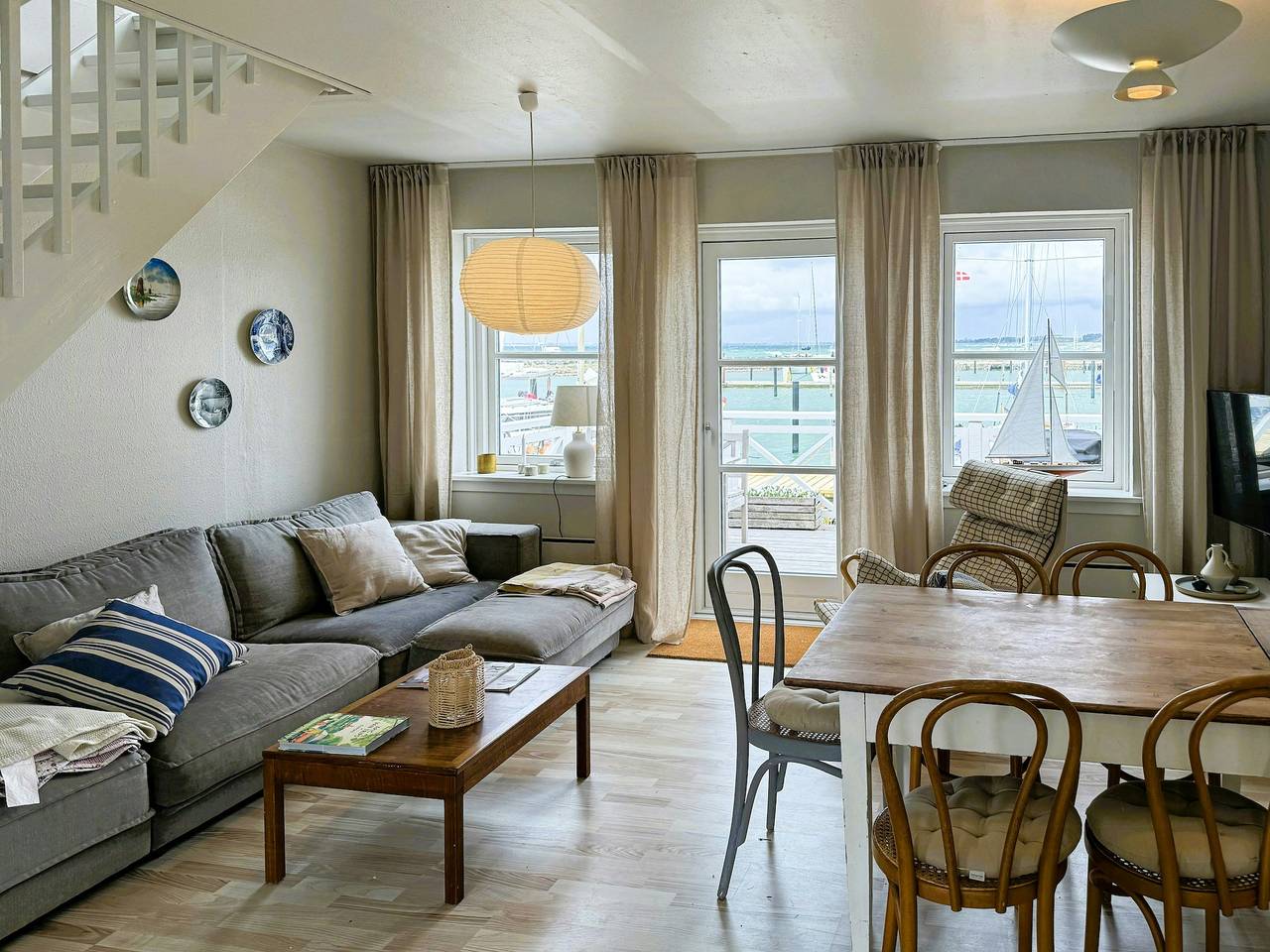 Ferienwohnung mit Hafenblick in Klintholm Havneby in Borre (Vordingborg), Schwedische Ostsee