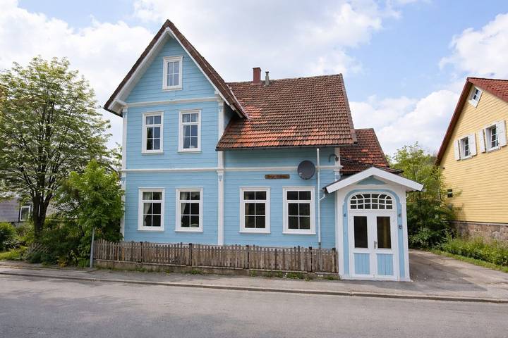 Natuurhuisje voor 18 personen, with Terras and Tuin as well as Sauna and Uitzicht in de Harz