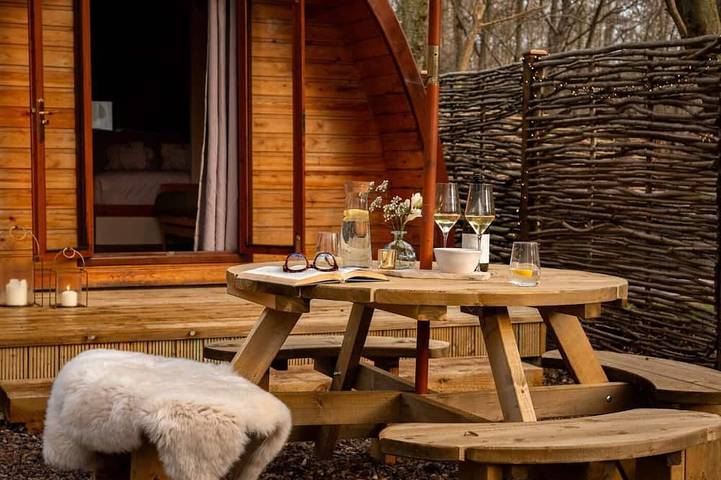 Camping for 2 people, with hot tub, with pets in Norfolk
