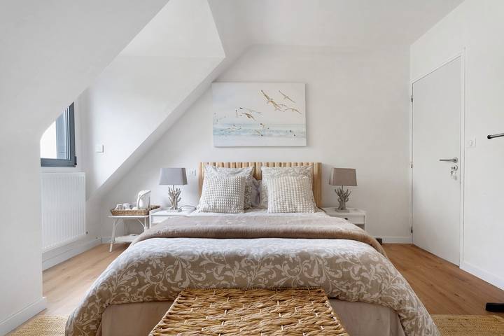 Chambre d’hôtes « Les Goélands - 1 » avec jardin partagé et Wi-Fi in Saint-Cast-le-Guildo, Région de Dinan