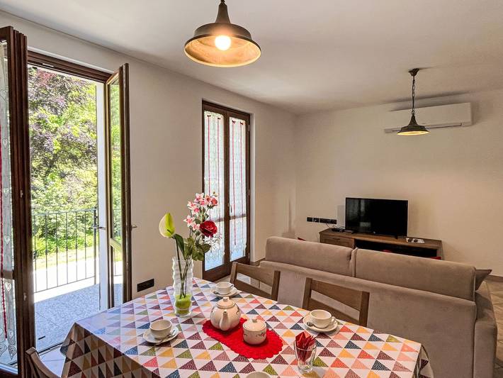 Ferienwohnung für 5 Personen, mit Balkon und Terrasse sowie Garten und Ausblick in Savona - 4
