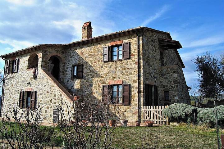 Ferienhaus für 6 Personen, mit Whirlpool und Garten in Seggiano
