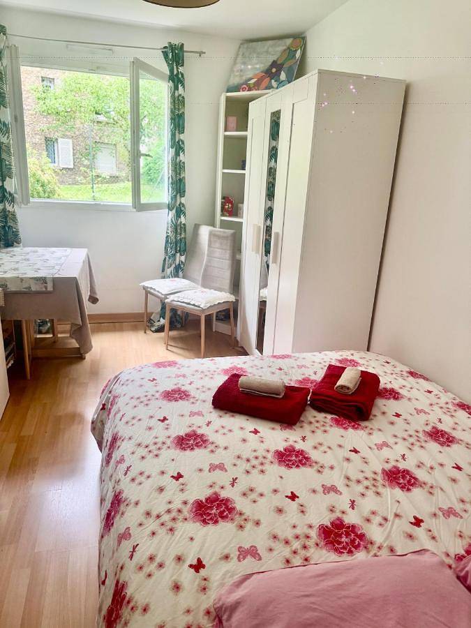 Appartement de vacances entier, Chambre Vue Jardin Versailles Château à pied Parking gratuit in Buc, Yvelines