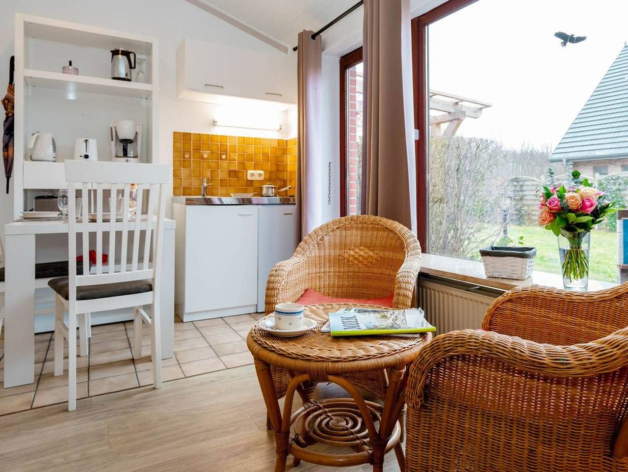 Ganze Ferienwohnung, Krabbe - Die ebenerdige Ferienwohnung Krabbe liegt im ruhigen alten Westerländer Ortskern in Sylt (Gemeinde), Sylt