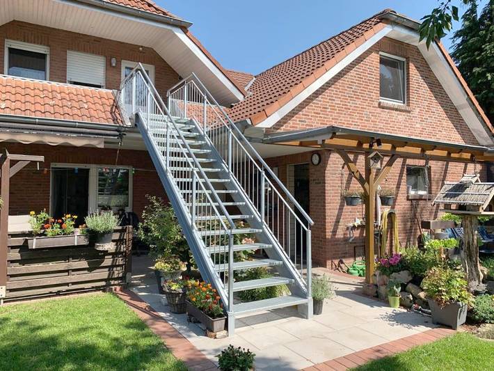 Ferienwohnung für 6 Personen, mit Ausblick und Garten in Schüttorf