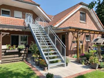 Ferienwohnung für 6 Personen, mit Garten und Ausblick in Schüttorf