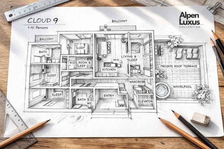 Apartamento entero, Cloud 9 – Private Whirlpool & Rooftop Terrace in Tux Alps, Fügen