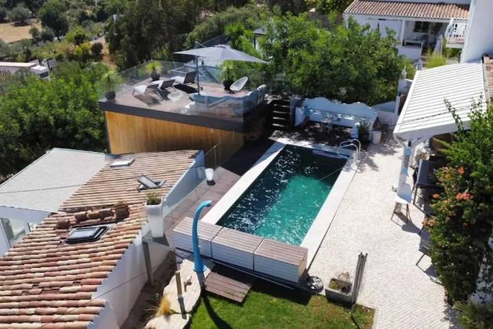 Apartamento estúdio para 2 pessoas, com piscina e terraço em São Brás de Alportel