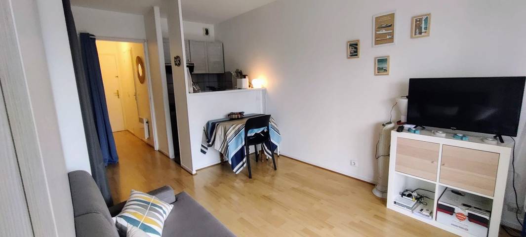 Studio pour 3 personnes, avec balcon