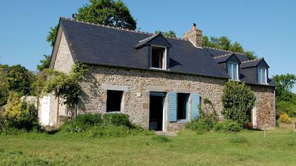 Cottage pour 7 personnes, avec jardin et terrasse, animaux acceptés à Baguer-Morvan