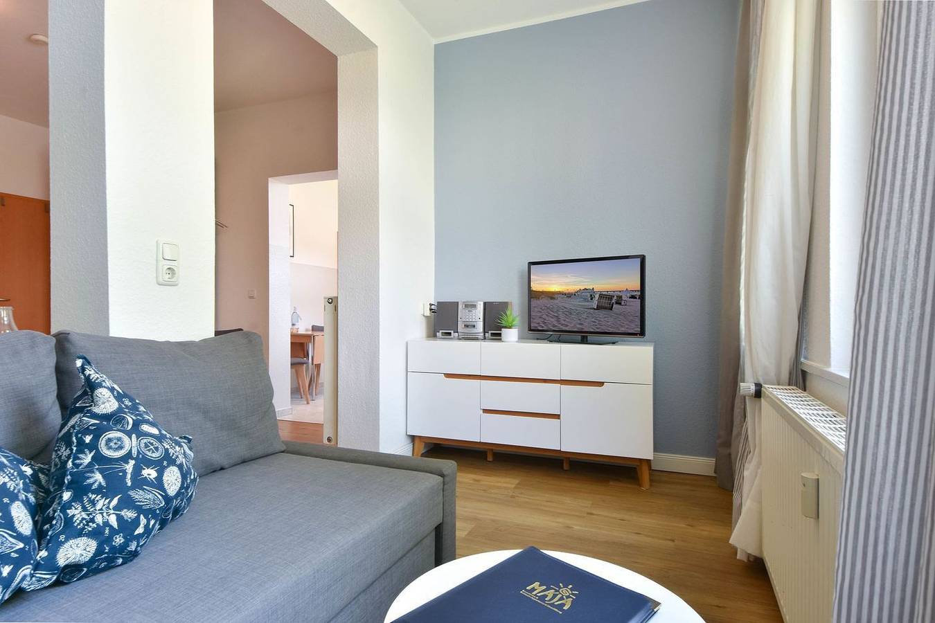 Apartamento entero, Strandvilla Mirja 01 - neu renovierte Ferienwohnung in Drei Kaiserbäder, Heringsdorf