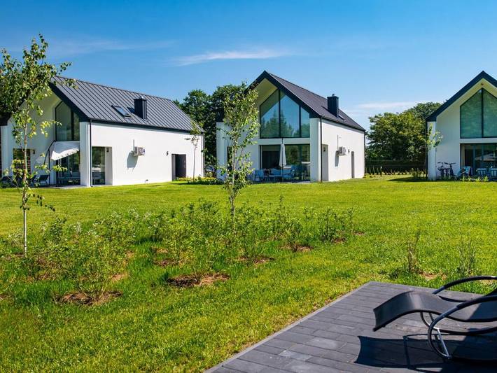 Ferienhaus für 7 Personen, mit Balkon und Terrasse sowie Garten und Ausblick