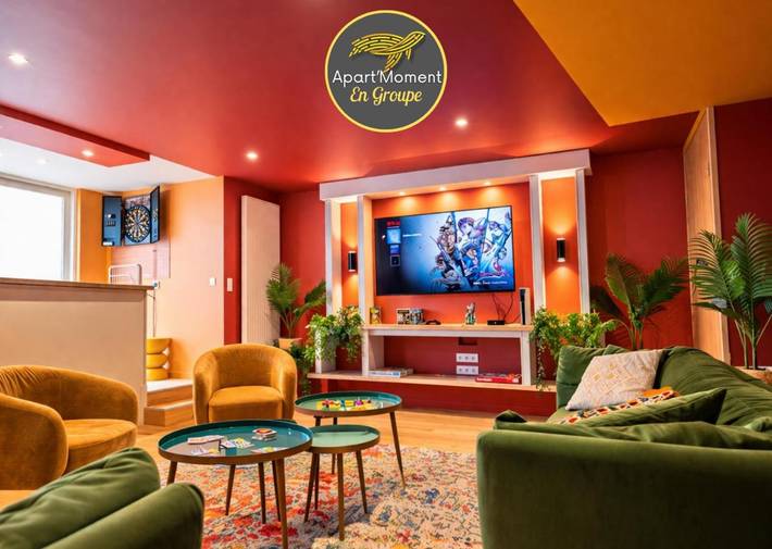 Maison de vacances pour 14 personnes, avec terrasse