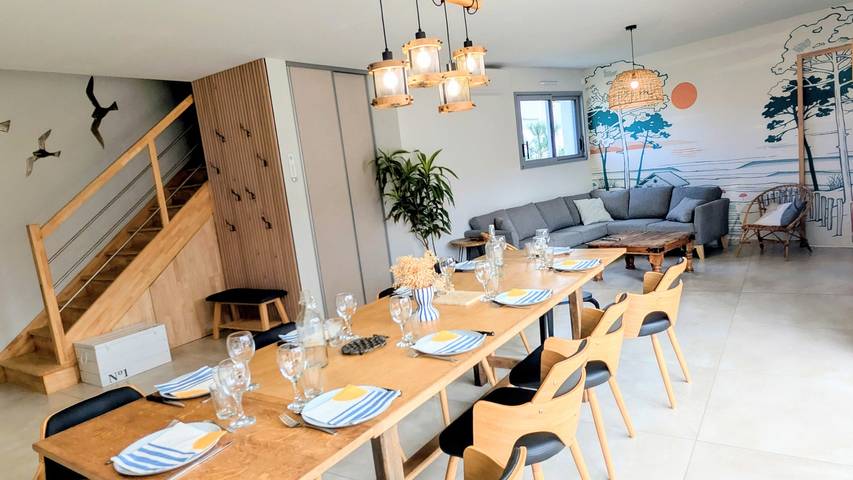 Maison de vacances pour 10 personnes, avec jardin, adapté aux familles au Parc Naturel Régional du Marais poitevin