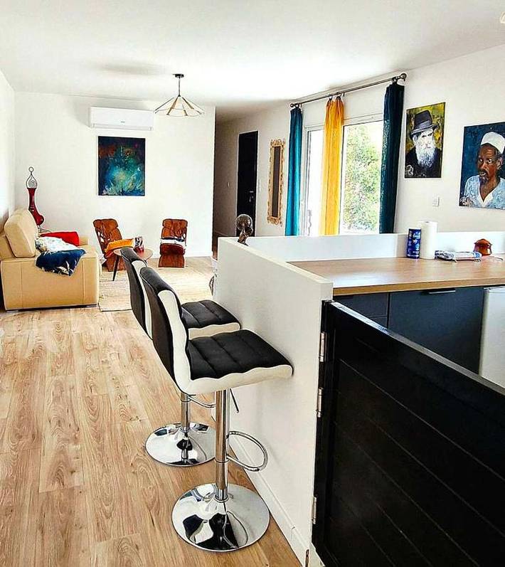 Appartement de vacances pour 4 personnes, avec Terrasse ainsi que Jardin et Vue