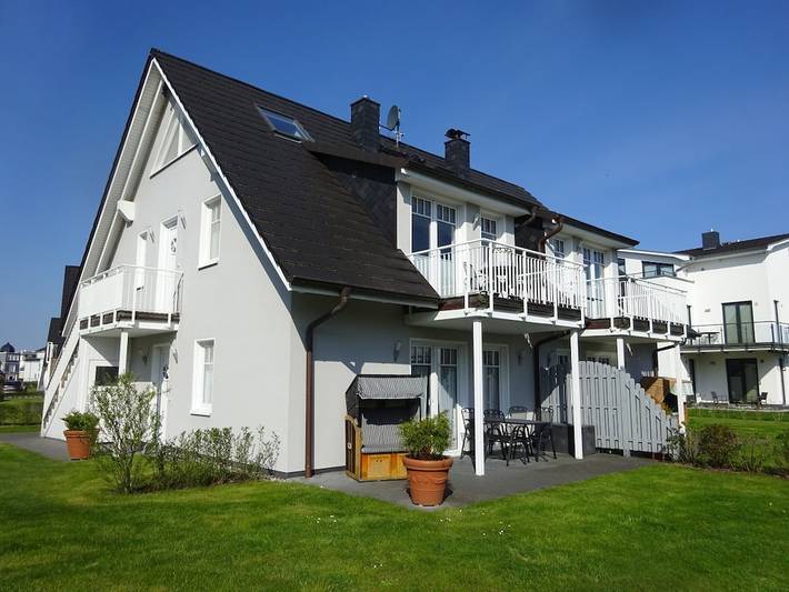 Ferienhaus mit Meerblick für 4 Personen, mit Balkon