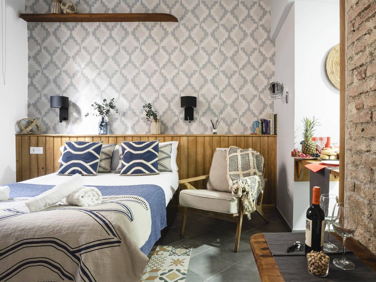 Hel studio-lejlighed, 7 Condes 1 cozy studio in Centro (Málaga), Malaga