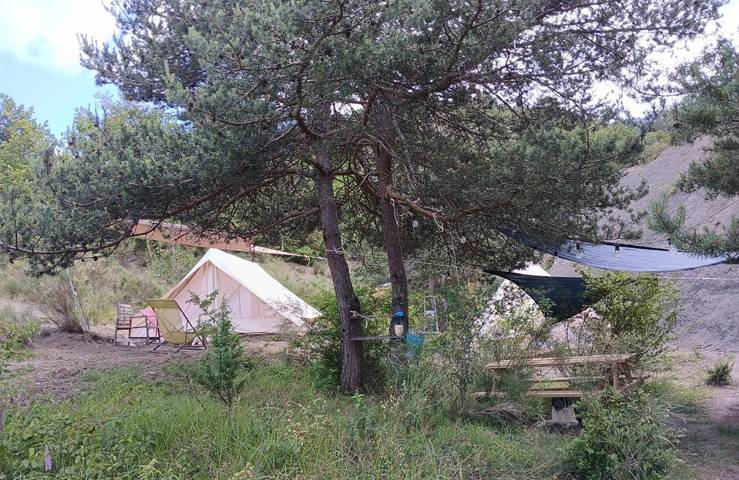 Tente pour 4 personnes, avec jardin et vue dans Hautes-Alpe - 4