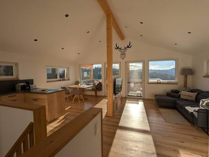 Chalet für 6 Personen, mit Ausblick und Pool sowie Garten in Bodenmais - 3