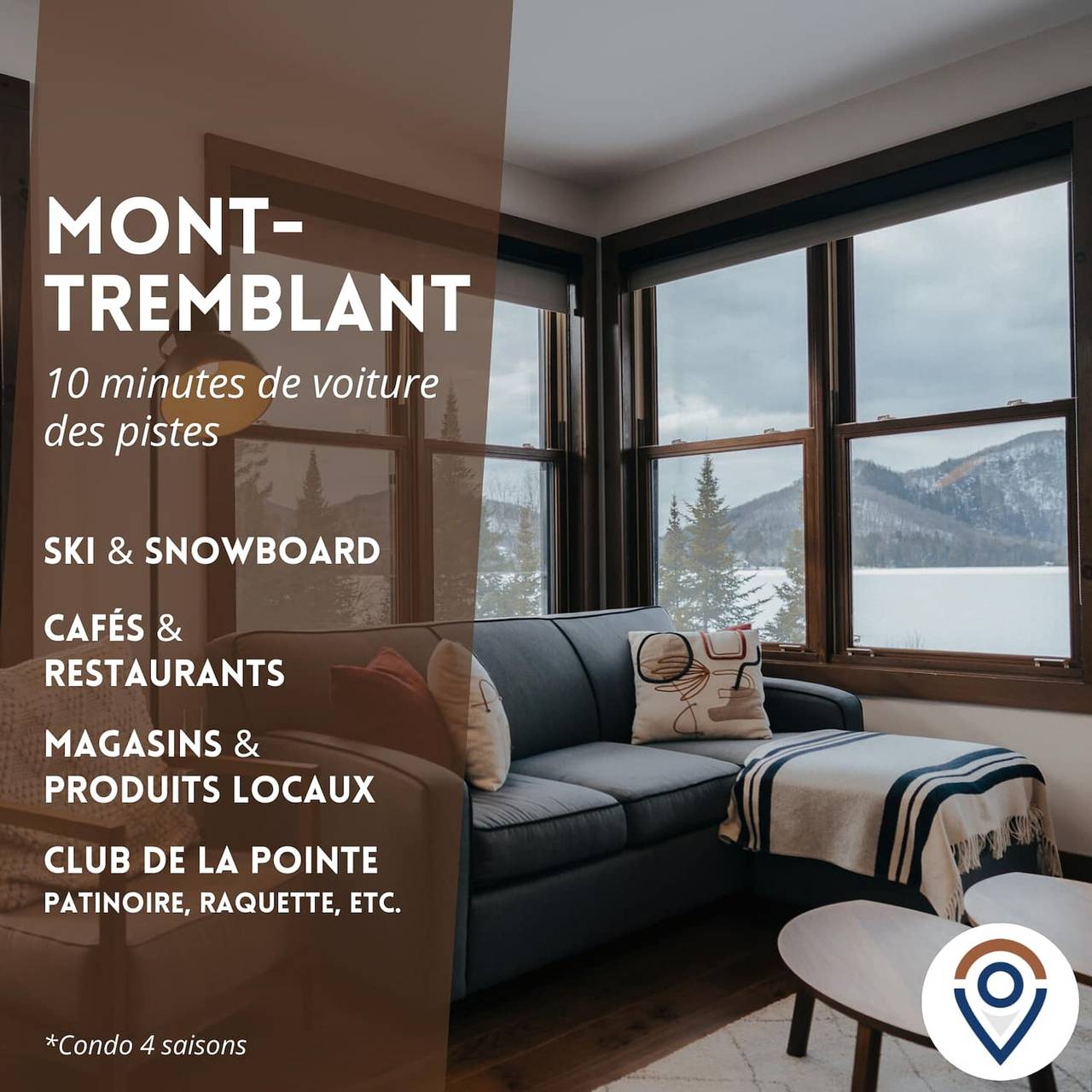 Apartamento entero, Lake Resort Suite Views Amenities in Lac-Supérieur, Quebec