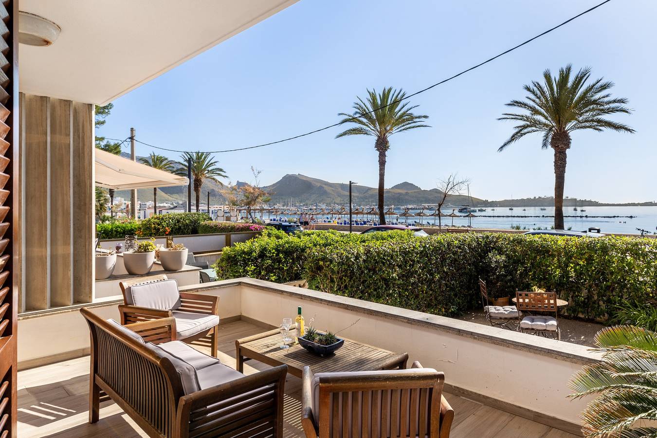 Ganze Wohnung, Ferienwohnung 'Londres 30' mit Meerblick, Wi-Fi und Klimaanlage in Port de Pollença, Pollença