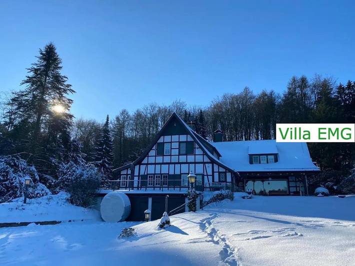 Ferienhaus für 22 Personen, mit Garten und Sauna sowie Whirlpool in Wiehengebirge