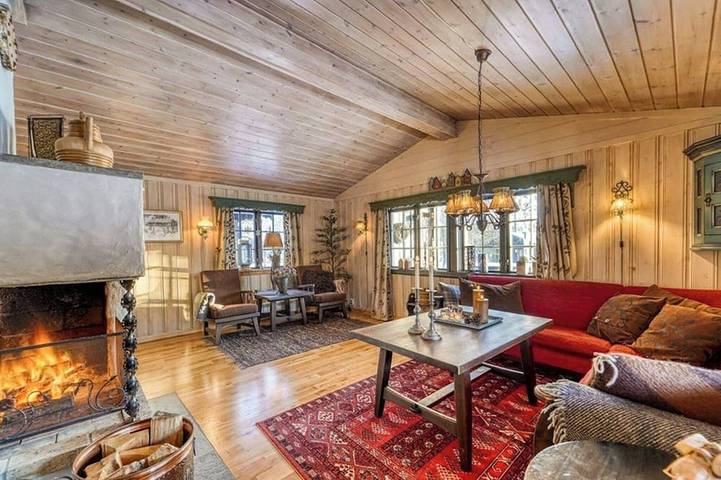 Modernisierte Hütte am Skilift in Hovden in Hartevatnet, Bykle