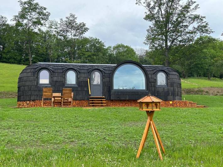 Zelt für 2 Personen, mit Sauna und Garten sowie Ausblick in Tschechien - 2