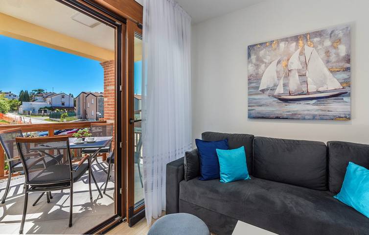 Ferienwohnung für 2 Personen, mit Balkon/Terrasse in Funtana
