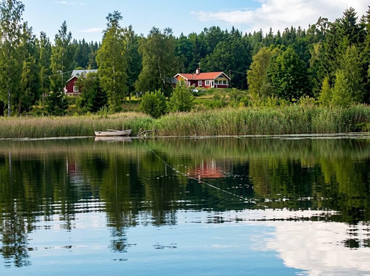 Urlaub am See in Småland in Hultsfreds und Umgebung