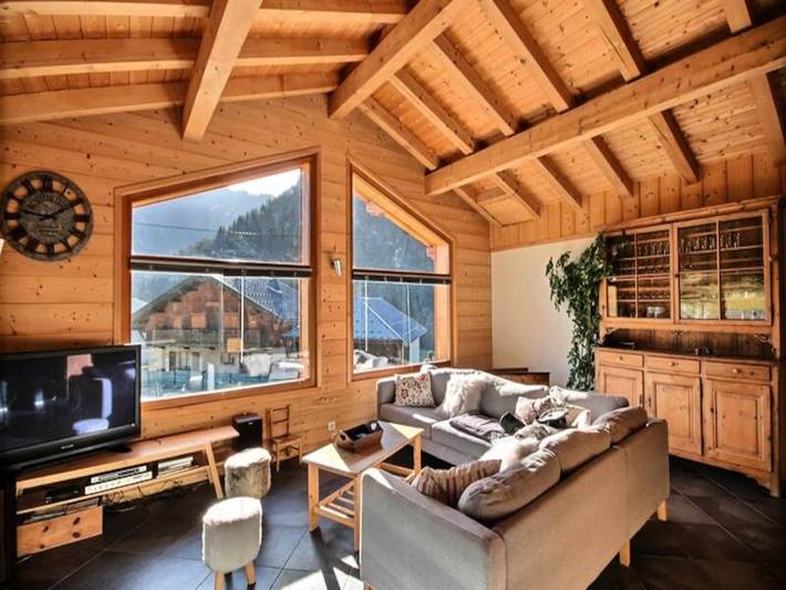 Hütte für 14 Personen, mit Sauna und Garten in Saint-Jean-d'Aulps