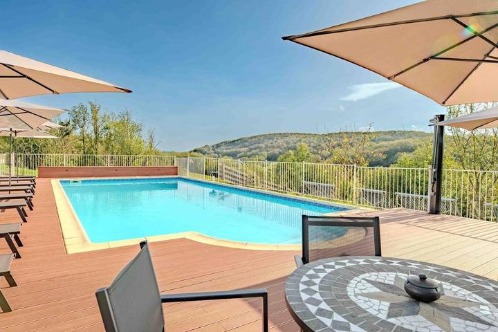 Maison d’hôte pour 2 personnes, avec jardin ainsi que piscine et vue, animaux acceptés - 1