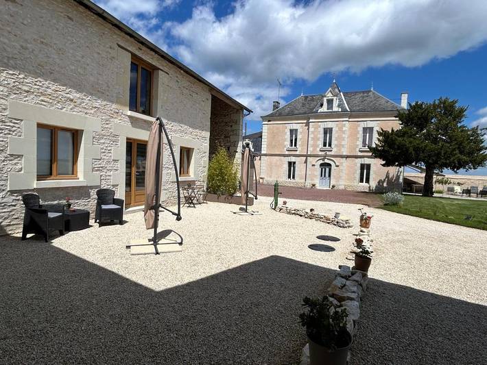 Appartement de vacances pour 2 personnes, avec Terrasse ainsi que Jardin et Vue