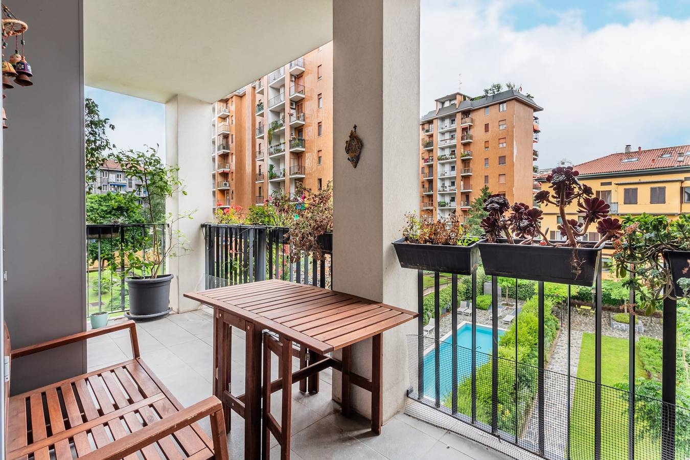 Appartement entier, City Oasis · Terrace and swimming pool in Milan, Province de Milan
