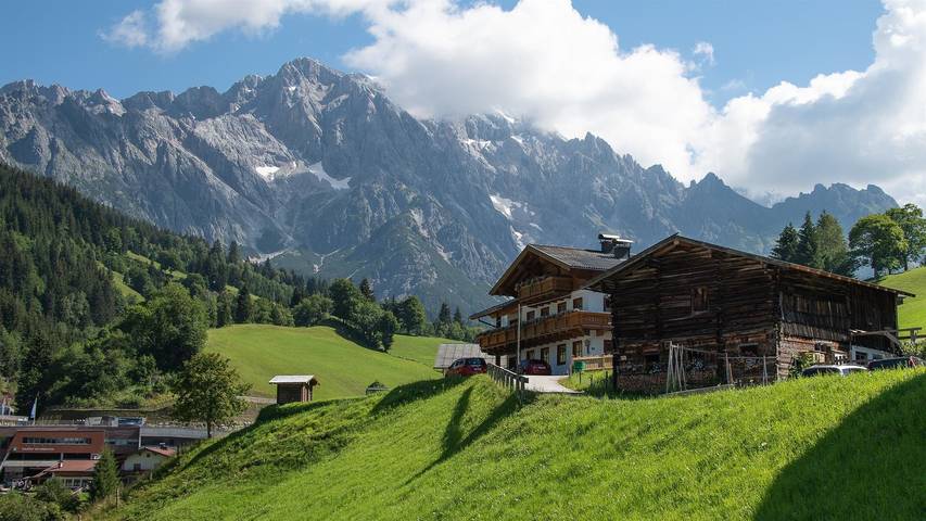 Ferienwohnung für 2 Personen, mit Balkon und Garten in Dienten am Hochkönig