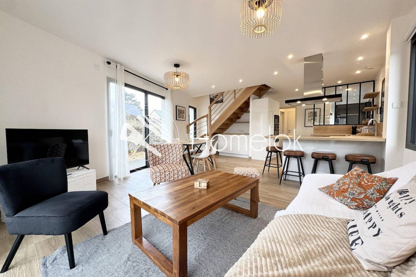 Séjour de rêve à Sarzeau, maison moderne - jardin in Sarzeau, Côte des Mégalithes