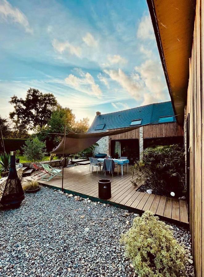 Maison d’hôte pour 5 personnes, avec Terrasse ainsi que Jardin et Vue à Guichen