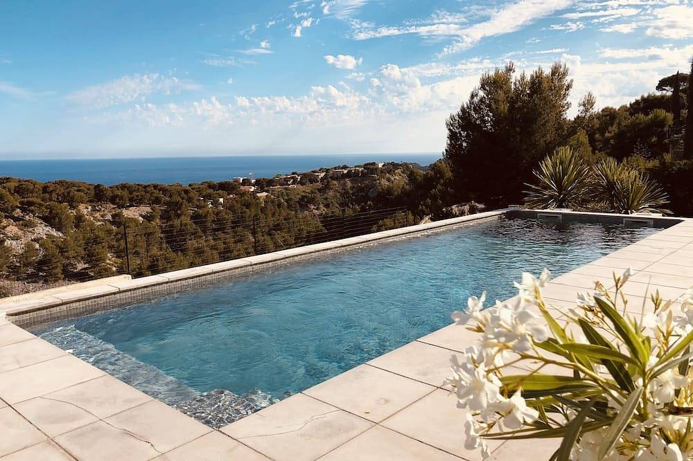Apartamento entero, Maison Silvestri - La Baraque - swimming pool / sea view / parking / terrace and balcony in Cassis, Parque nacional de las Calanques