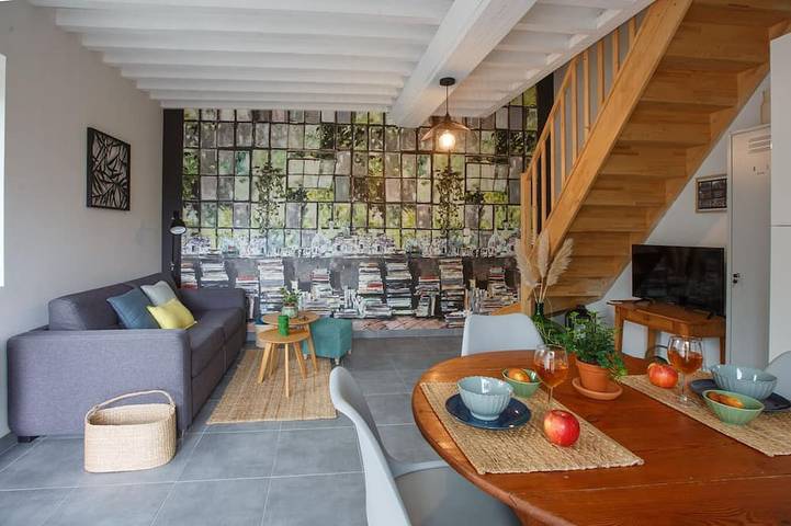 Gîte pour 3 personnes, avec terrasse et jardin