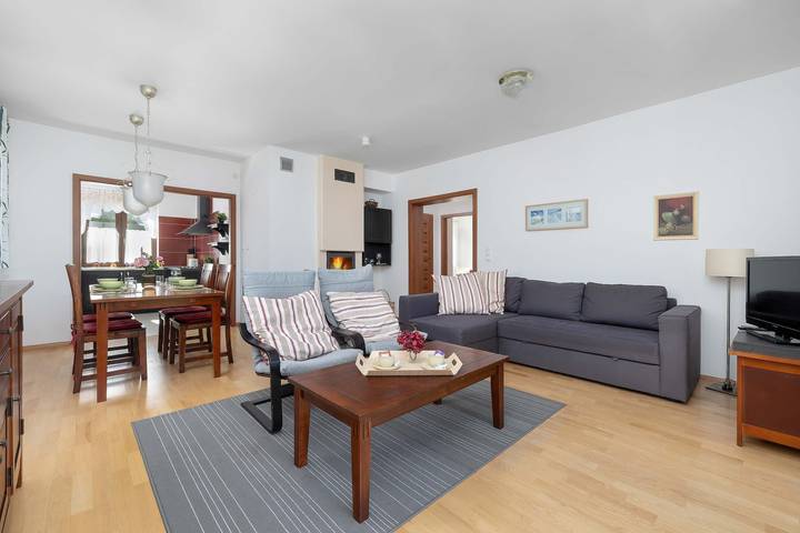 Ferienhaus für 8 Personen, mit Garten