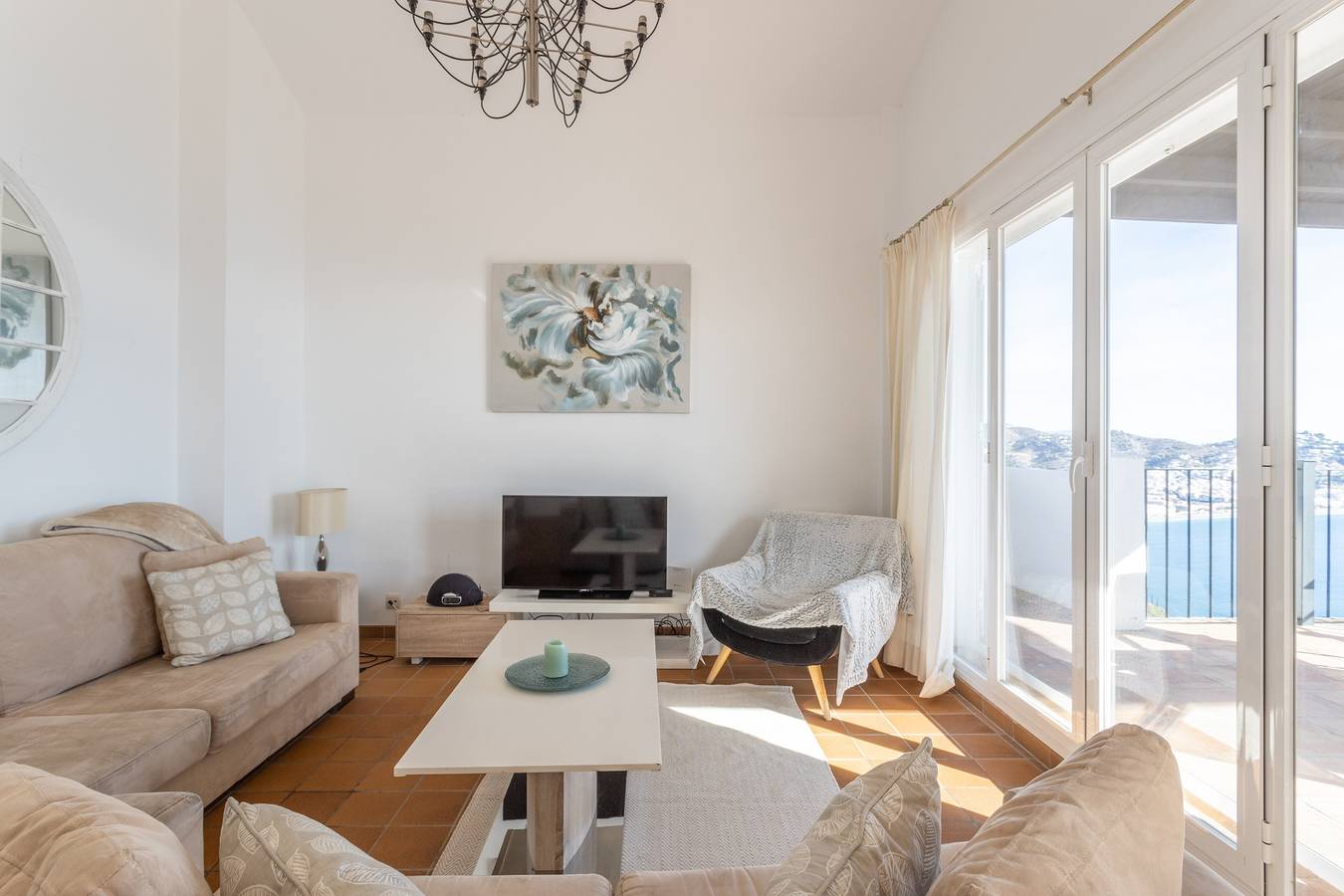 Villa 'Five Star con Vistas Celestiales' con Vista al Mar, Wi-Fi y Aire Acondicionado in Cerro Gordo, Almuñecar