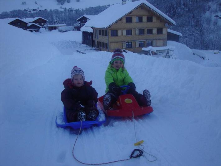 Ferienwohnung für 6 Personen, mit Garten und Ausblick, kinderfreundlich im Bregenzerwald - 4