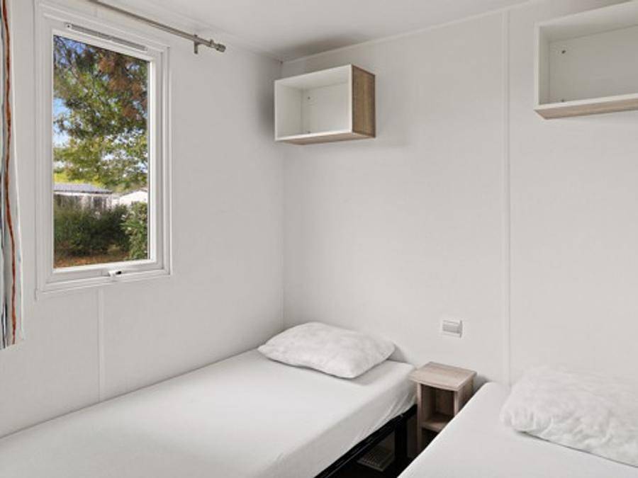 Camping La Coste Rouge - Mobilheim 4 personen - Comfort Xl | 2 Zi. | 4 Pers. | Erhöhte Terrasse | Klim. in La Côte Vermeille, Argelès-sur-Mer