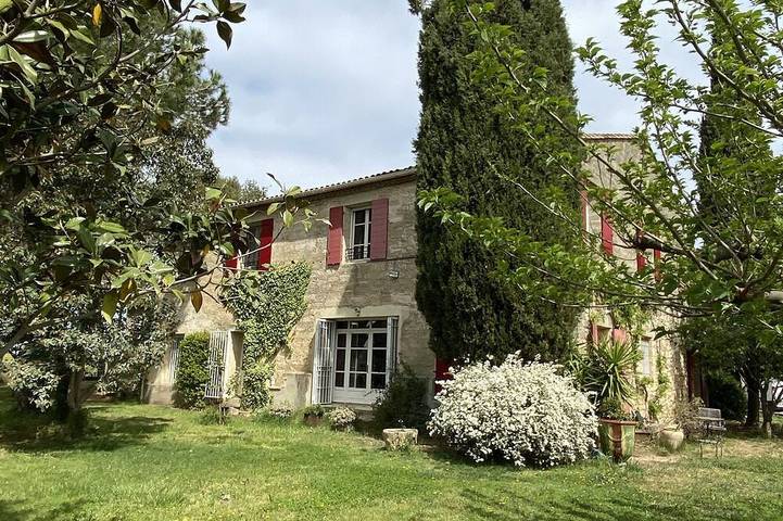 Maison de vacances pour 8 personnes, avec piscine et jardin à Beauvoisin