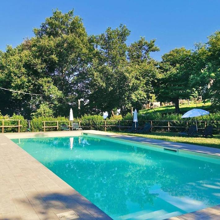 Camping für 6 Personen, mit Terrasse und Garten sowie Pool und Ausblick in der Maremma - 2