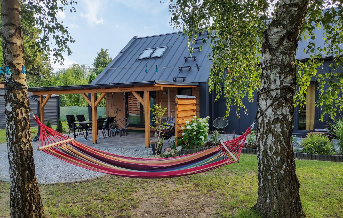 Ferienhaus für 4 Personen mit Terrasse in Seenplatte von Ilawa