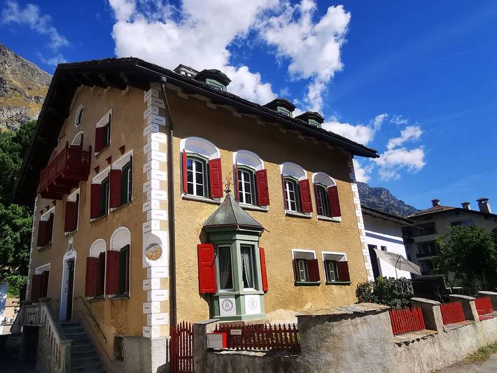 Ferienwohnung für 5 Personen, mit Garten und Balkon